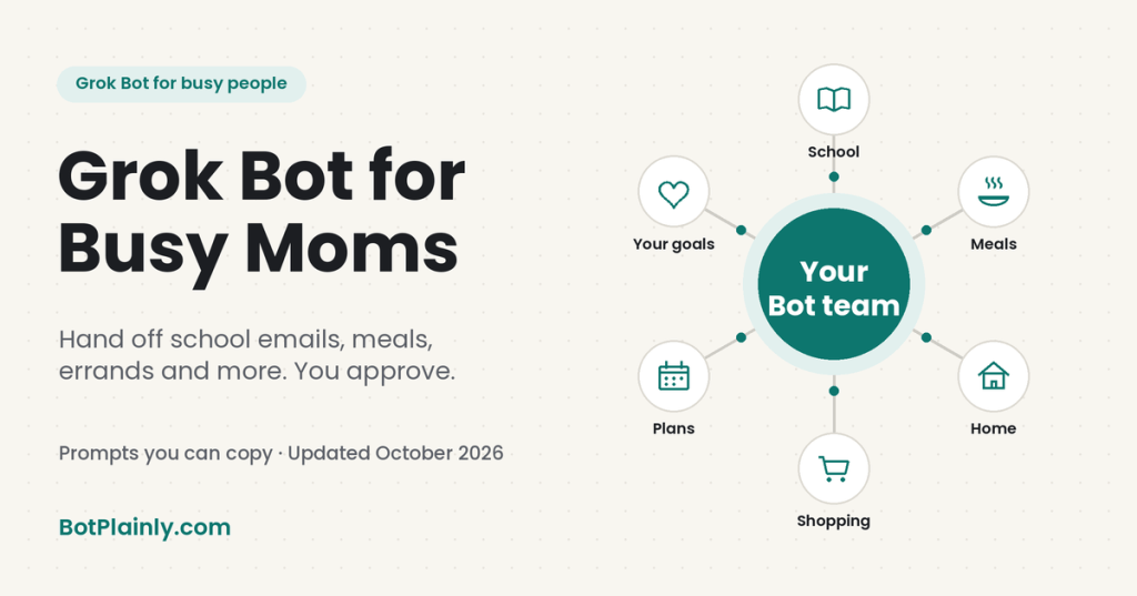 Grok Bot for Busy Moms: The AI Assistant That Takes Things Off Your Plate&nbsp;(2026)